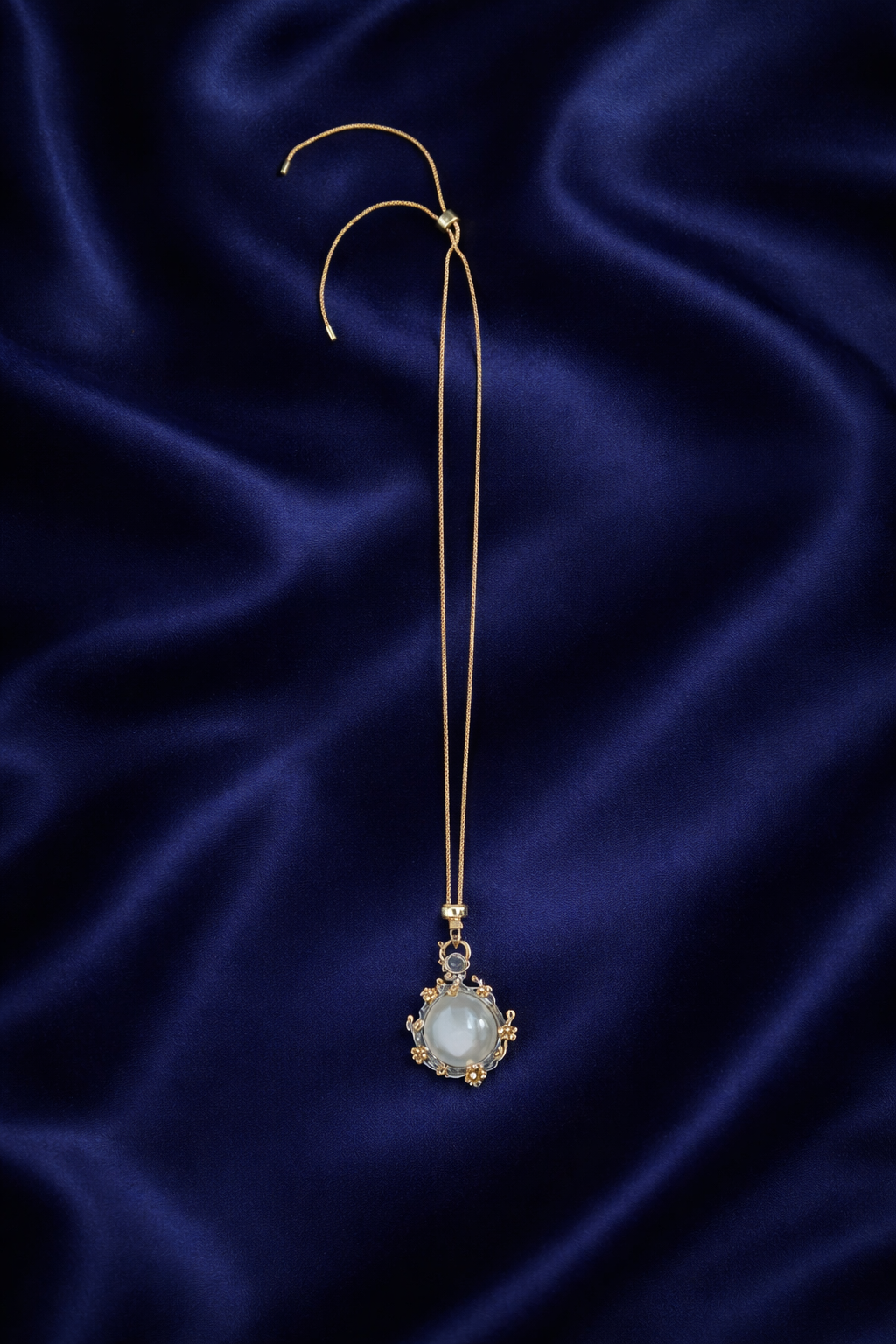 Barok İnci Altın Kaplama Gümüş Özel Tasarım Doğal Taş Kolye